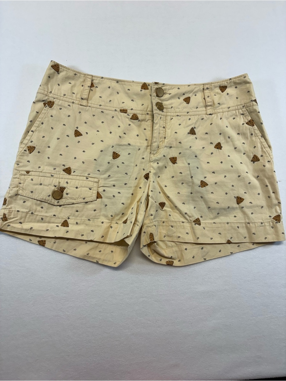 Anthropologie Daughters of the Liberation Yellow Bumblebee
Print Shorts